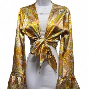 Fashion Nova 70s Style Blouse